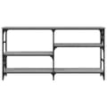 Miniatyrbilde 4 av 10: vidaXL Konsollbord grå sonoma 150x29x76,5 cm konstruert tre