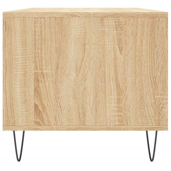 vidaXL Salongbord sonoma eik 90x49x45 cm konstruert tre