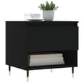 Miniatyrbilde 3 av 11: vidaXL Salongbord 2 stk svart 50x46x50 cm konstruert tre