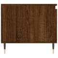 Miniatyrbillede 7 af 11: vidaXL sofabord 100x50x45 cm konstrueret træ brun egetræsfarve