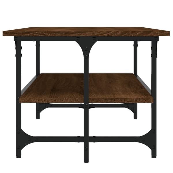vidaXL sofabord 100x50x40 cm konstrueret træ brun egetræsfarve