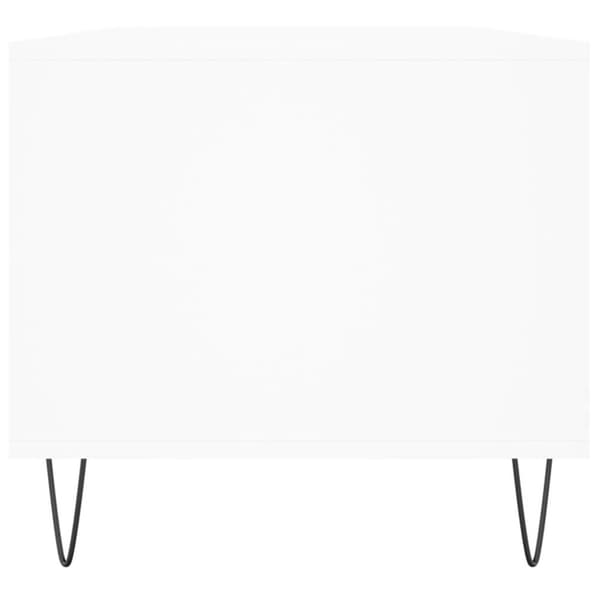 vidaXL sofabord 90x49x45 cm konstrueret træ hvid