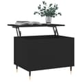 Miniatyrbillede 4 af 11: vidaXL sofabord 60x44,5x45 cm konstrueret træ sort