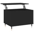 Miniatyrbillede 1 af 11: vidaXL sofabord 60x44,5x45 cm konstrueret træ sort