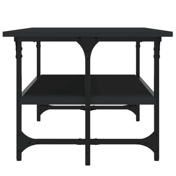 vidaXL Salongbord svart 100x50x40 cm konstruert tre
