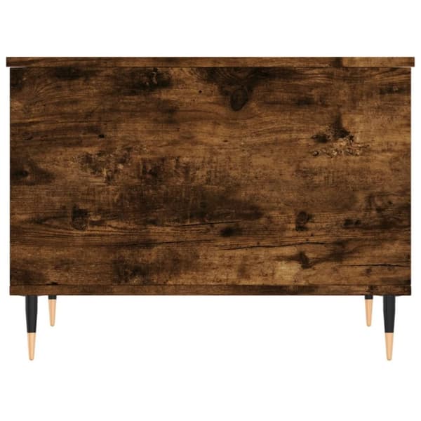 vidaXL Soffbord rökfärgad ek 60x44,5x45 cm konstruerat trä