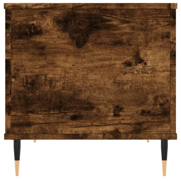 vidaXL Soffbord rökfärgad ek 60x44,5x45 cm konstruerat trä