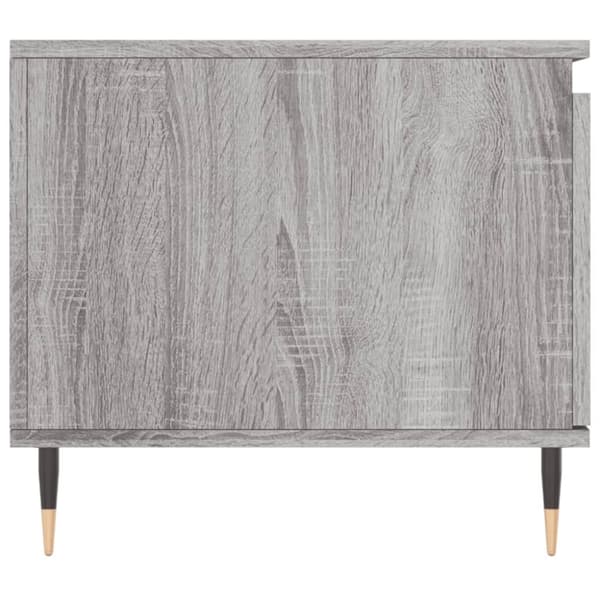 vidaXL sofabord 100x50x45 cm konstrueret træ Grå sonoma-eg
