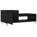 Miniatyrbillede 6 af 11: vidaXL sofabord 100x50x45 cm konstrueret træ sort