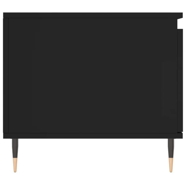 vidaXL sofabord 100x50x45 cm konstrueret træ sort