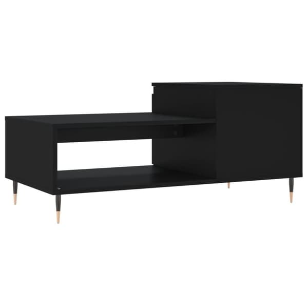 vidaXL sofabord 100x50x45 cm konstrueret træ sort