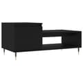 Miniatyrbillede 1 af 11: vidaXL sofabord 100x50x45 cm konstrueret træ sort
