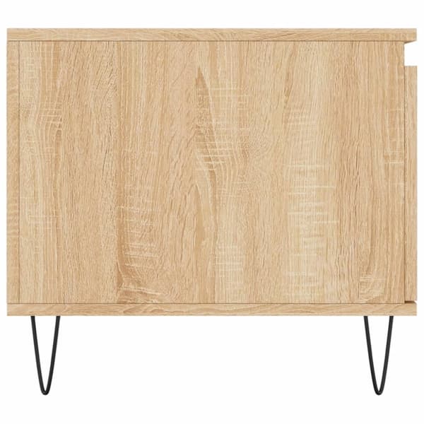 vidaXL sofabord 100x50x45 cm konstrueret træ sonoma-eg