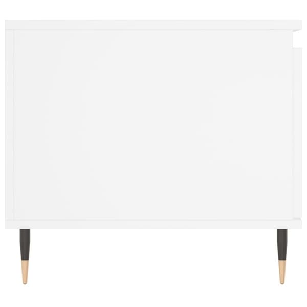 vidaXL Sohvapöytä valkoinen 100x50x45 cm tekninen puu