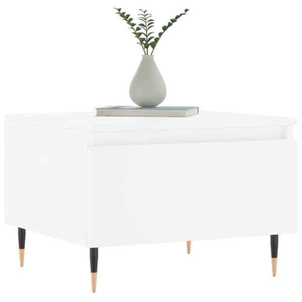 vidaXL sofabord 50x46x35 cm konstrueret træ hvid