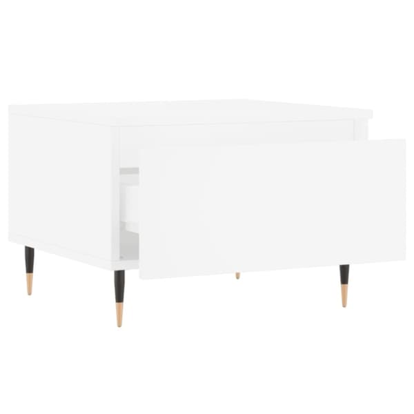 vidaXL sofabord 50x46x35 cm konstrueret træ hvid