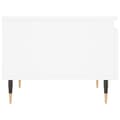 Miniatyrbillede 7 af 11: vidaXL sofabord 50x46x35 cm konstrueret træ hvid