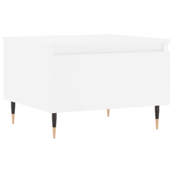 vidaXL sofabord 50x46x35 cm konstrueret træ hvid