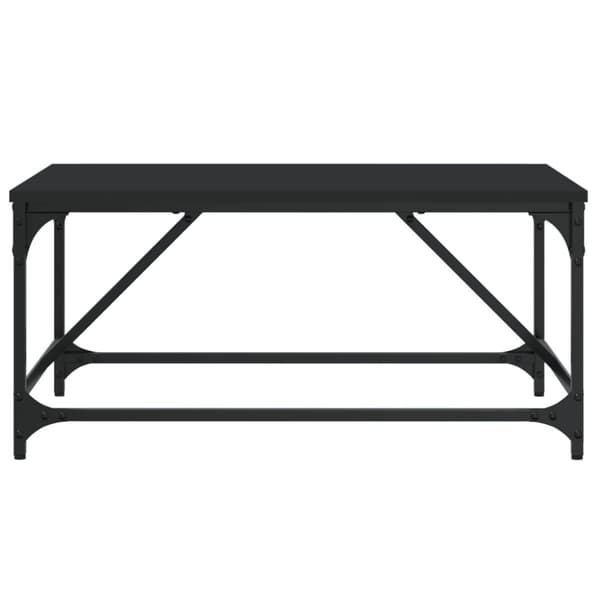 vidaXL sofabord 75x50x35 cm konstrueret træ sort