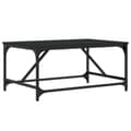 Miniatyrbillede 1 af 9: vidaXL sofabord 75x50x35 cm konstrueret træ sort