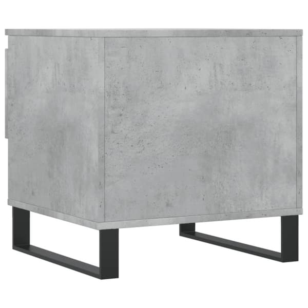 vidaXL Soffbord betonggrå 50x46x50 cm konstruerat trä