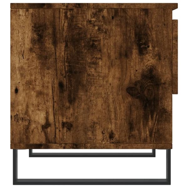 vidaXL Salongbord røkt eik 50x46x50 cm konstruert tre