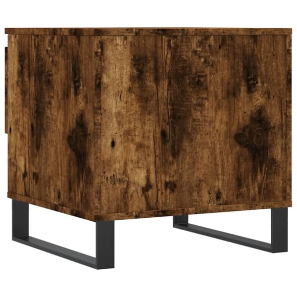 vidaXL Salongbord røkt eik 50x46x50 cm konstruert tre