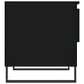 Miniatyrbilde 7 av 11: vidaXL Salongbord svart 50x46x50 cm konstruert tre