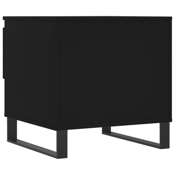 vidaXL Salongbord svart 50x46x50 cm konstruert tre