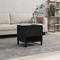 Miniatyrbilde 2 av 11: vidaXL Salongbord svart 50x46x50 cm konstruert tre