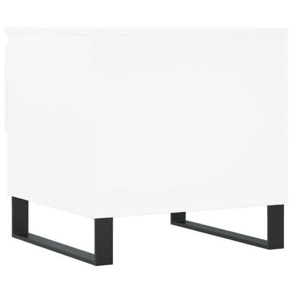 vidaXL Soffbord vit 50x46x50 cm konstruerat trä