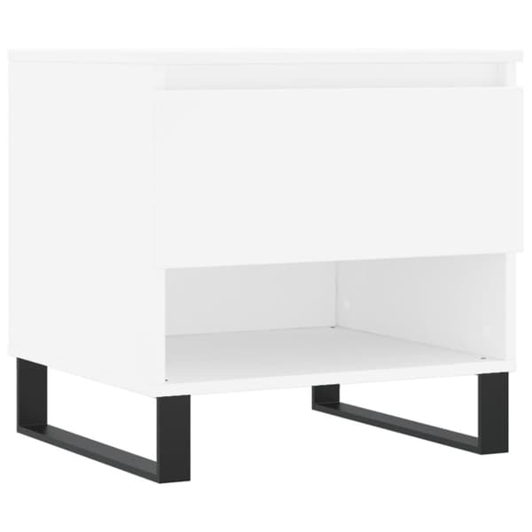 vidaXL sofabord 50x46x50 cm konstrueret træ hvid