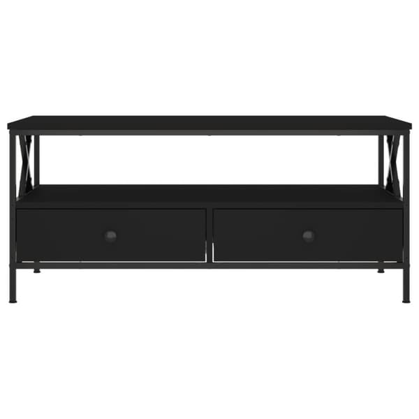 vidaXL sofabord 100x51x45 cm konstrueret træ sort