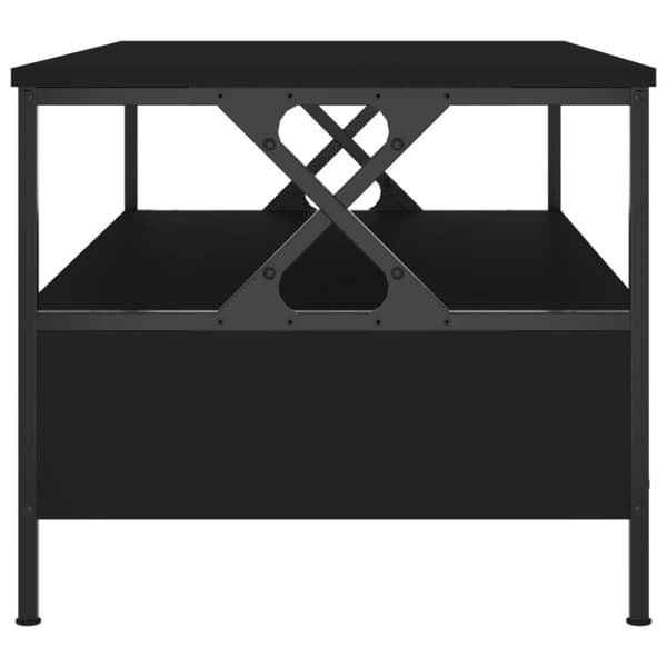 vidaXL sofabord 100x51x45 cm konstrueret træ sort