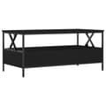 Miniatyrbillede 8 af 11: vidaXL sofabord 100x51x45 cm konstrueret træ sort