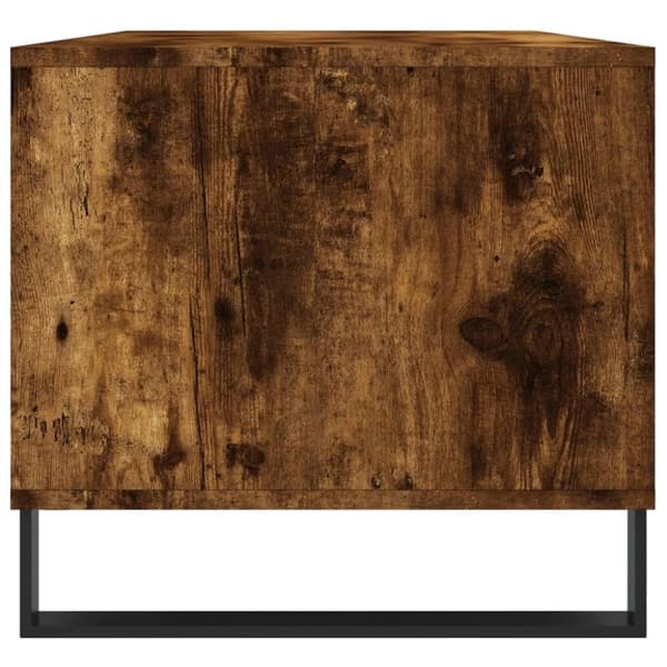 vidaXL sofabord 90x49x45 cm konstrueret træ røget egetræsfarve