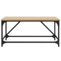 Miniatyrbillede 4 af 9: vidaXL sofabord 75x50x35 cm konstrueret træ sonoma-eg