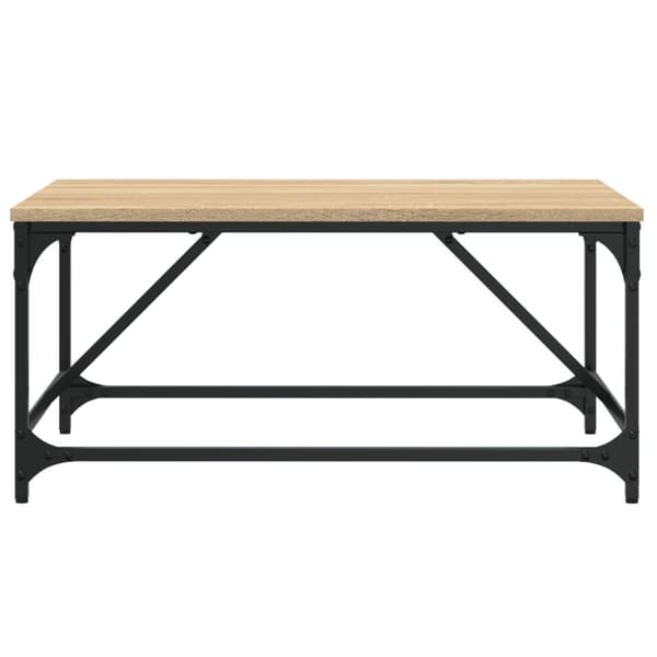 vidaXL sofabord 75x50x35 cm konstrueret træ sonoma-eg