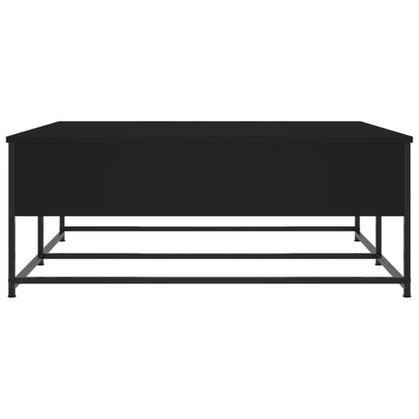 vidaXL Soffbord svart 100x99x40 cm konstruerat trä