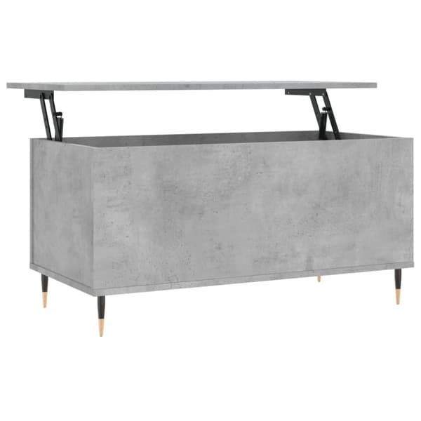 vidaXL Soffbord betonggrå 90x44,5x45 cm konstruerat trä