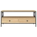 Miniatyrbillede 6 af 11: vidaXL sofabord 100x51x45 cm konstrueret træ sonoma-eg