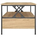 Miniatyrbillede 7 af 11: vidaXL sofabord 100x51x45 cm konstrueret træ sonoma-eg