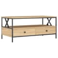 Miniatyrbillede 1 af 11: vidaXL sofabord 100x51x45 cm konstrueret træ sonoma-eg