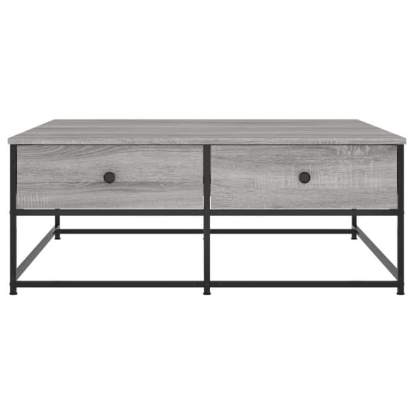 vidaXL sofabord 100x99x40 cm konstrueret træ grå sonoma-eg