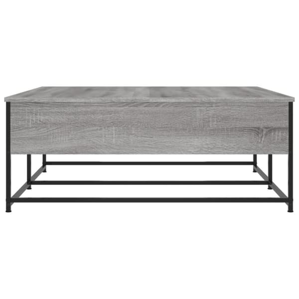 vidaXL sofabord 100x99x40 cm konstrueret træ grå sonoma-eg