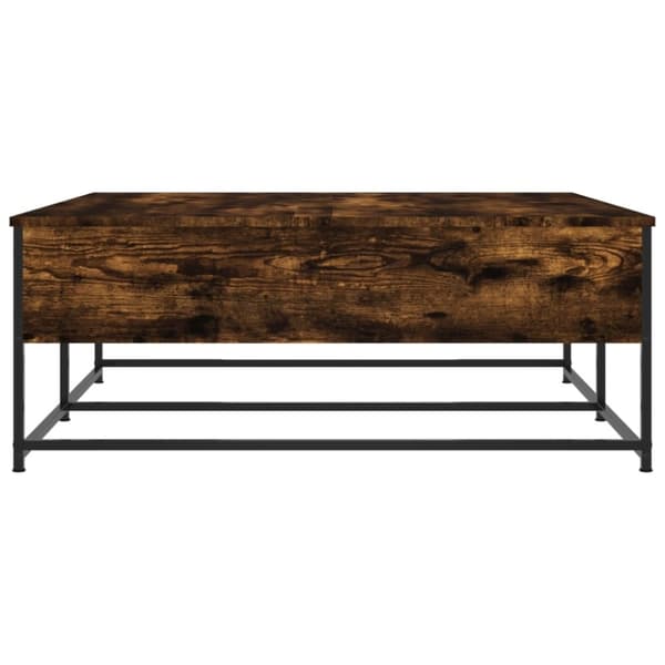 vidaXL sofabord 100x99x40 cm konstrueret træ røget egetræsfarve