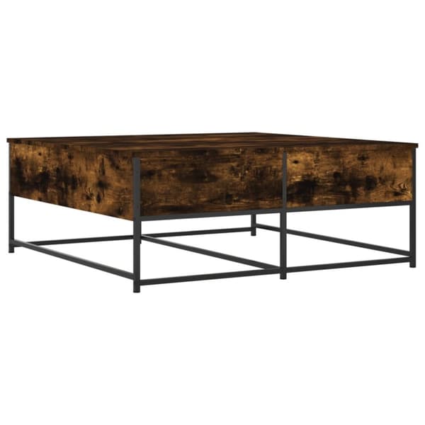 vidaXL sofabord 100x99x40 cm konstrueret træ røget egetræsfarve