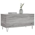Miniatyrbillede 4 af 11: vidaXL sofabord 90x44,5x45 cm konstrueret træ sonoma-eg grå