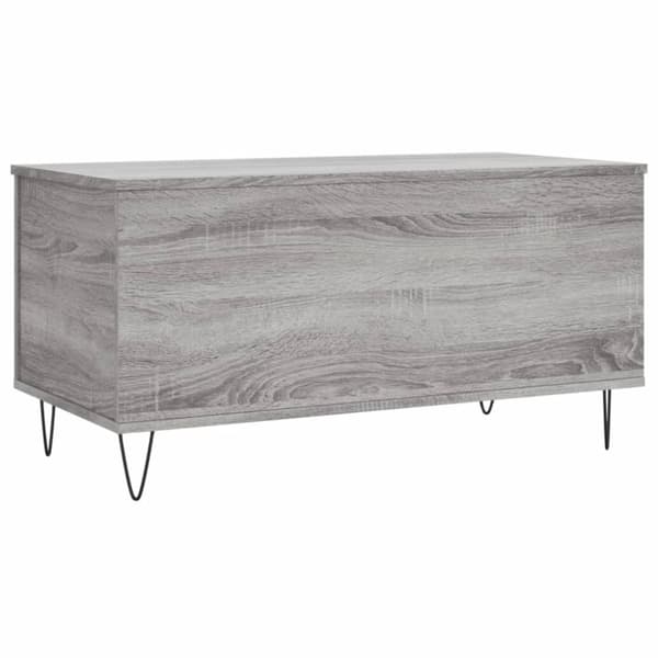 vidaXL sofabord 90x44,5x45 cm konstrueret træ sonoma-eg grå