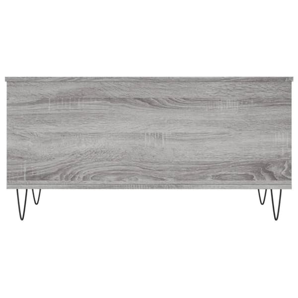 vidaXL sofabord 90x44,5x45 cm konstrueret træ sonoma-eg grå